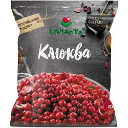 Клюква замороженная "LiViAnTa" 250 гр