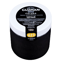 Краситель сухой жирорастворимый и водорастворимый Черный "GUZMAN" 100 гр