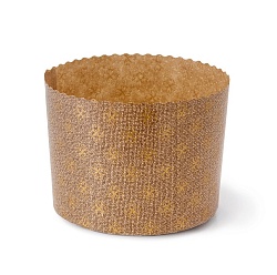 Форма бумажная для кулича "МОНОГРАММА" d= 15,4 см x h= 11,2 см